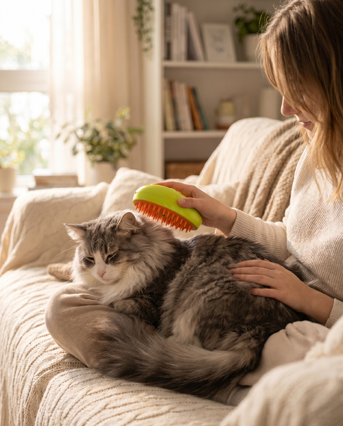 Mistipaw Steam Grooming Brush