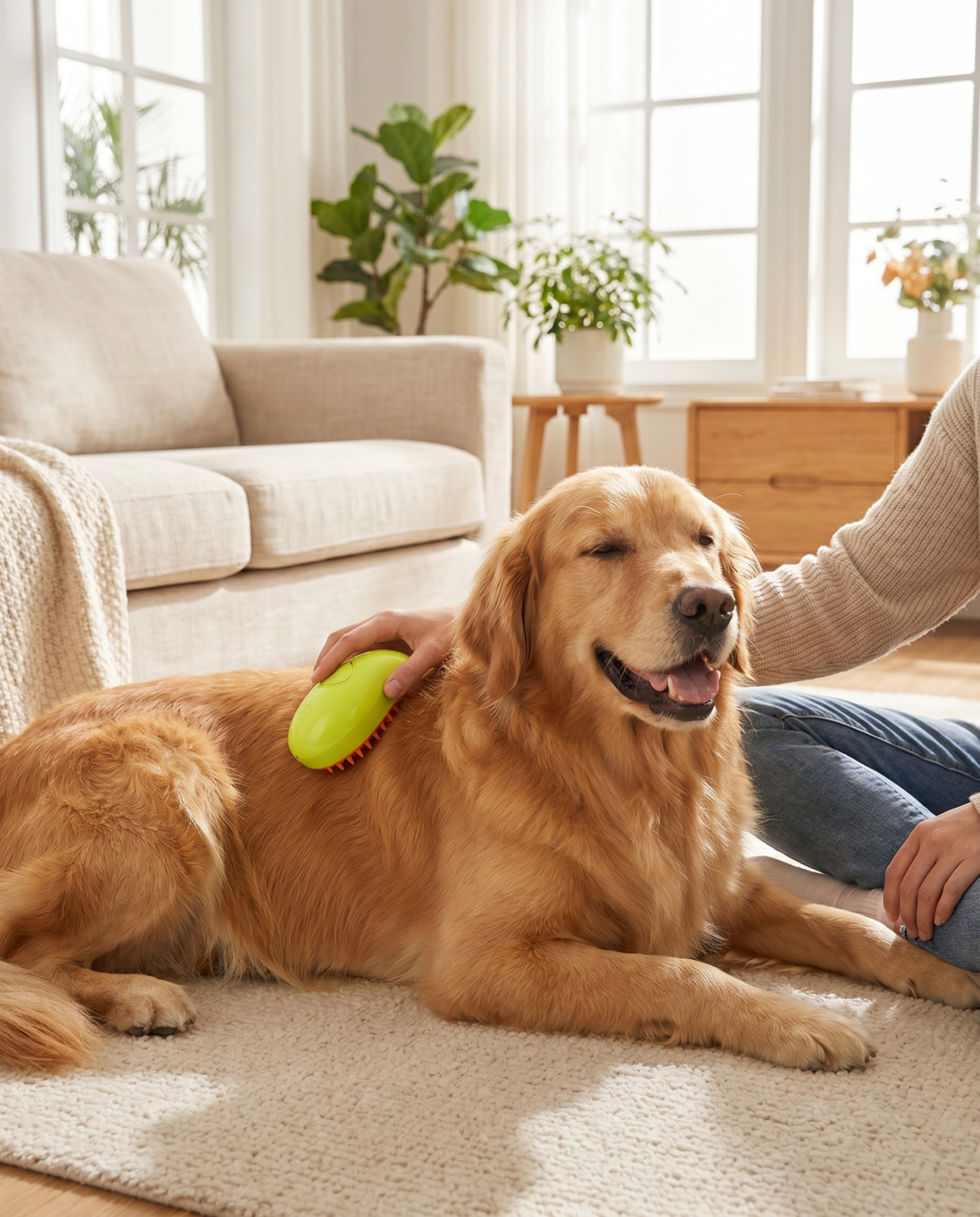 Mistipaw Steam Grooming Brush